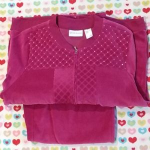 Red/Violet Sweat Suit